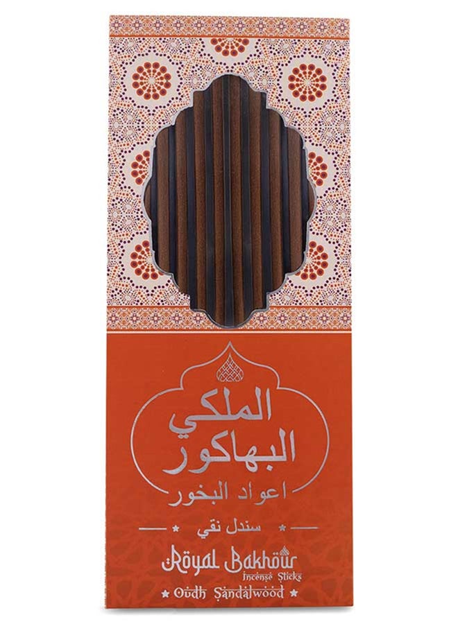 Royal Bakhour Oudh Sandalwood 12 Pcs Incense Sticks - Image 1