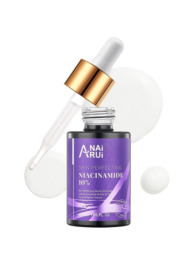 ANAI RUI Niacinamide Serum 10% With Arbutinzinc 1% &Vitamin B3 For Face Minimizer Pores Redness Reliefreduce Uneven Skin Tonewrinkles&Fine Lines1Fl.Oz - Image 1
