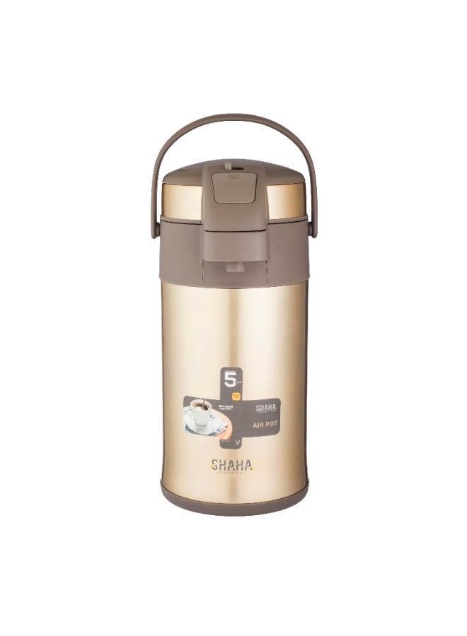 SHAHA Stainless Steel Tea Flask 4L – Elegant & Practical Design - Image 2