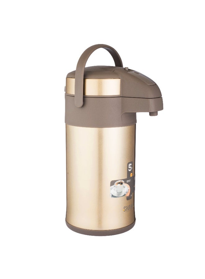 SHAHA Stainless Steel Tea Flask 4L – Elegant & Practical Design - Image 3