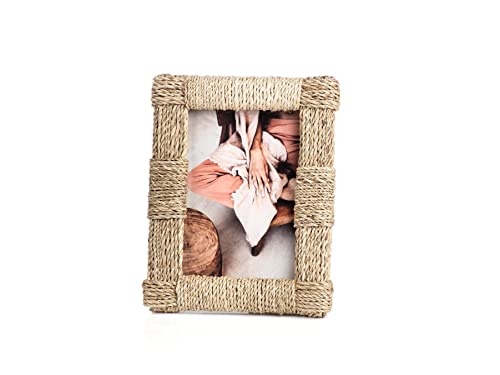 Zodax Abaca Rope Photo Frame Natural 5" x 7" - Image 3