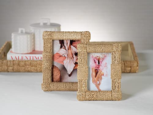 Zodax Abaca Rope Photo Frame Natural 5" x 7" - Image 2