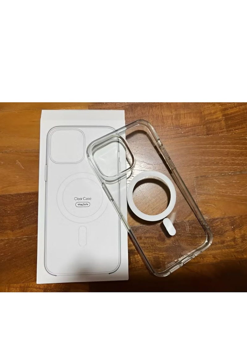 Magnetic - Magnetic mobile phone case (iPhone 12/12 Pro), compatible with MagSafe, thin transparent mobile phone cover, shockproof, made of thermoplastic polyurethane - Image 1