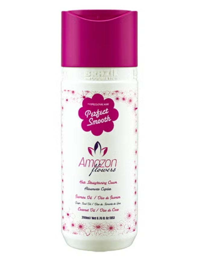 Amazon Flower Pefect Smooth Hair Straightening Cream 200ml - Image 1