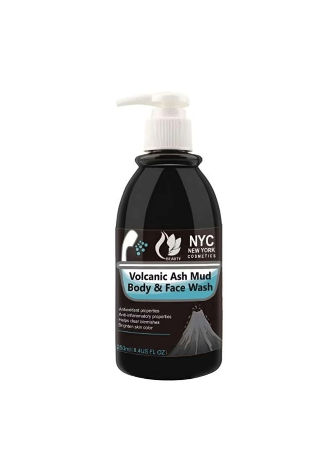 NYC Volcanic mud body wash shower gel Deep Sea Mud Whitening body 250ML