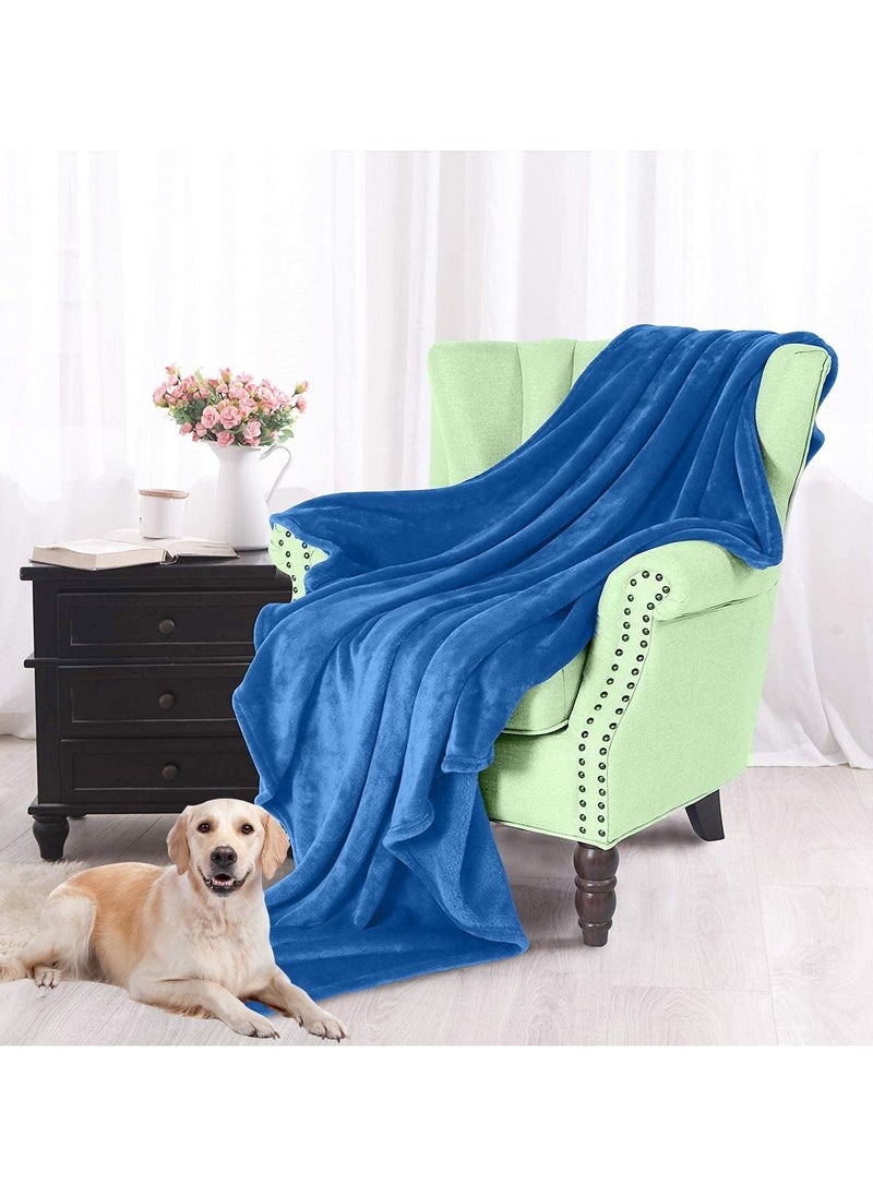 T G H Flannel Fleece Single Size 160x220cm for All Season Fluffy Blanket Warm Bed Blanket Throw for Sofa & Bed Comfortable and Soft Blanket  - Image 2
