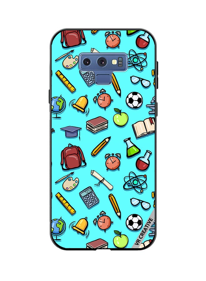 VR CREATIVE Protective Case Cover For Samsung Galaxy Note 9 Cartoon School Color Design Multicolour - Image 1