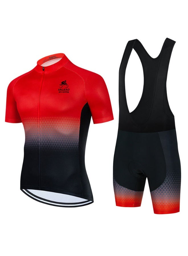 KUYING New Men's And Women's Summer Cycling Suit Set - Image 1