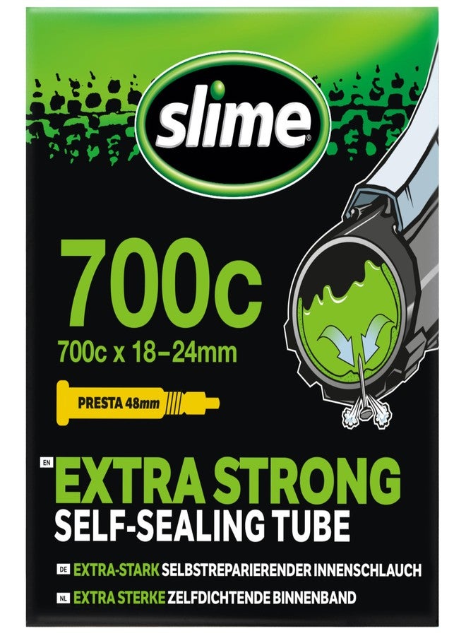 Slime SLIMB STB-970019/10 Self-Sealing Smart Tube, Presta Valve (700 x 19-25mm) (30061) - Image 1