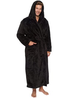 Fashion Group Long Men`S Fur Robe Suitable For Winter 