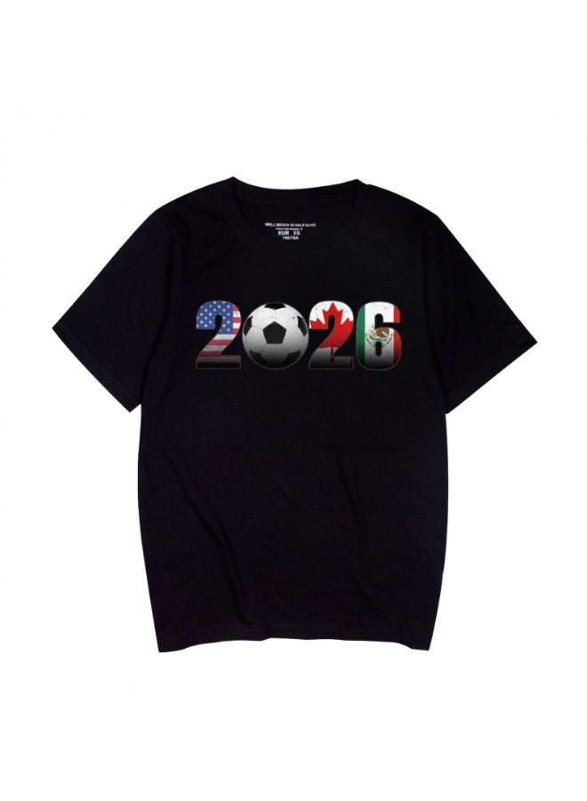 FIFA World Cup 2026 World Cup USA Canada Mexico Soccer Fan T-Shirt-M - Image 1