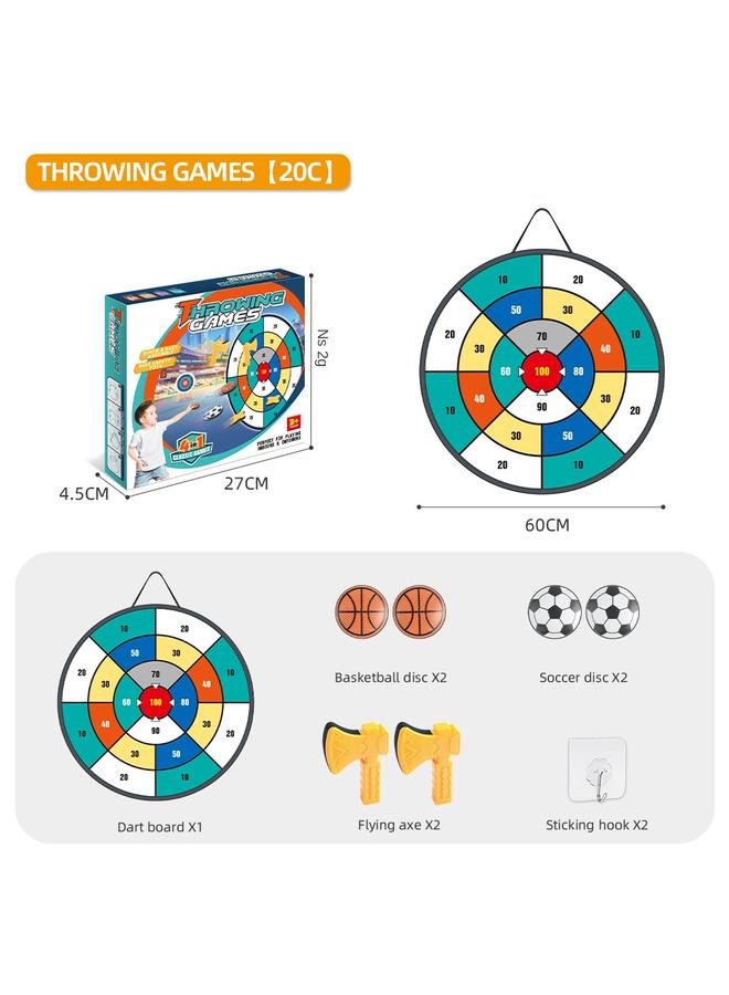 Bluejw Sandbag Axe Dart Stump Target Throwing Toy Boy Sport Gift Suit - Image 1