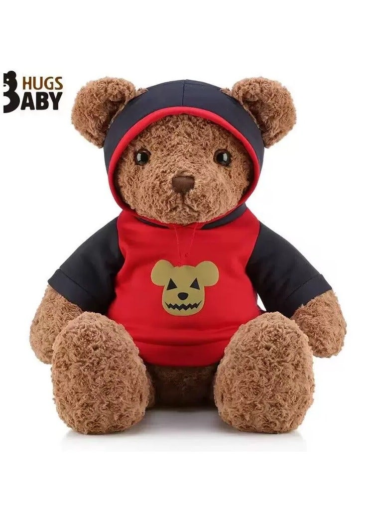 VRCOW 50cm hooded sweatshirt teddy Bear Stuffed Animal, Soft Cuddly Stuffed Plush Bear, Gifts for Kids Baby Toddlers on Baby Shower, Valentine's Day  - Image 1