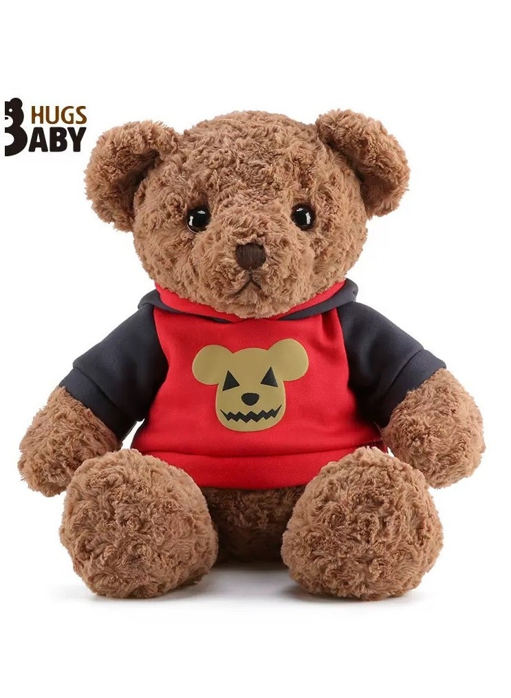 VRCOW 50cm hooded sweatshirt teddy Bear Stuffed Animal, Soft Cuddly Stuffed Plush Bear, Gifts for Kids Baby Toddlers on Baby Shower, Valentine's Day  - Image 2