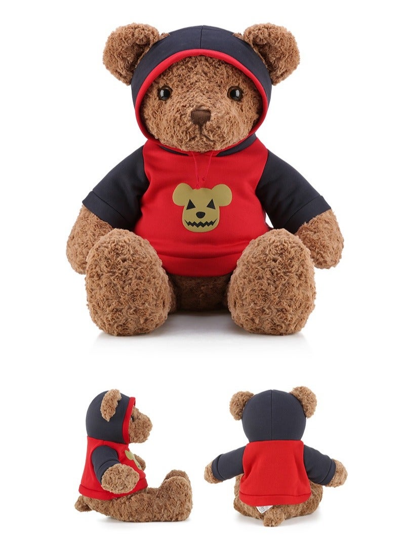 VRCOW 50cm hooded sweatshirt teddy Bear Stuffed Animal, Soft Cuddly Stuffed Plush Bear, Gifts for Kids Baby Toddlers on Baby Shower, Valentine's Day  - Image 3