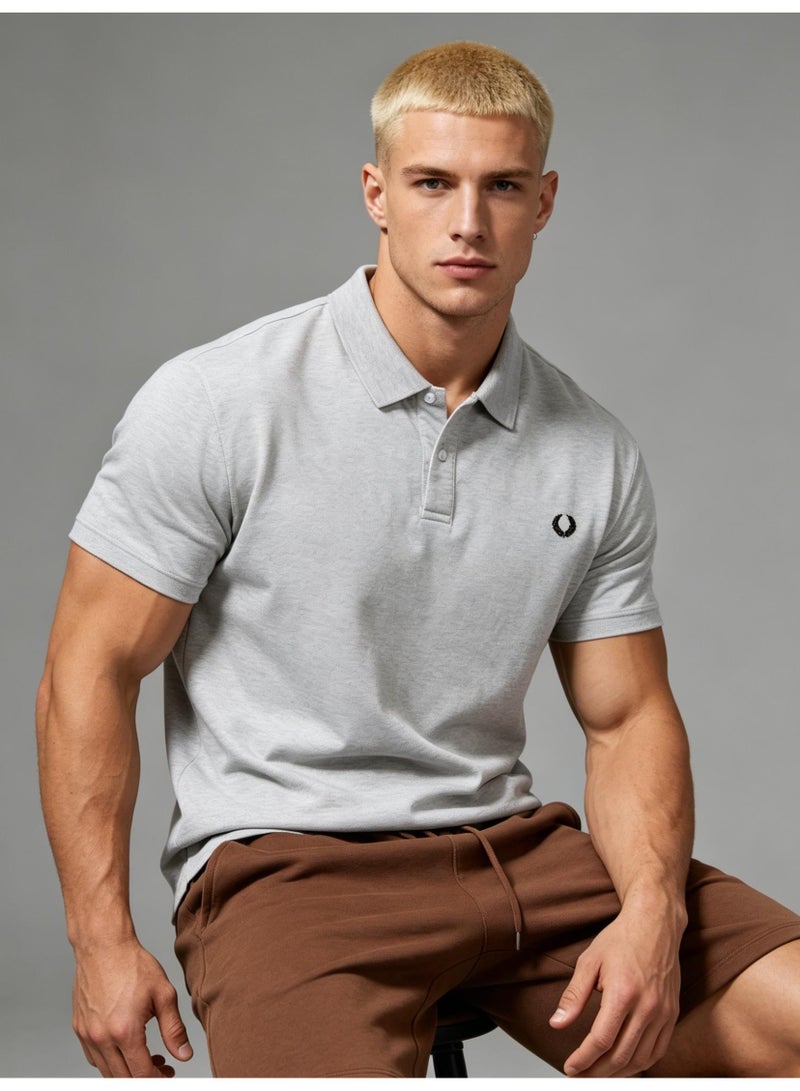 فريد بيري Fred Perry unisex laurel wreath logo Polo shirt, breathable cotton short sleeves, classic loose casual models for men and women. - Image 1