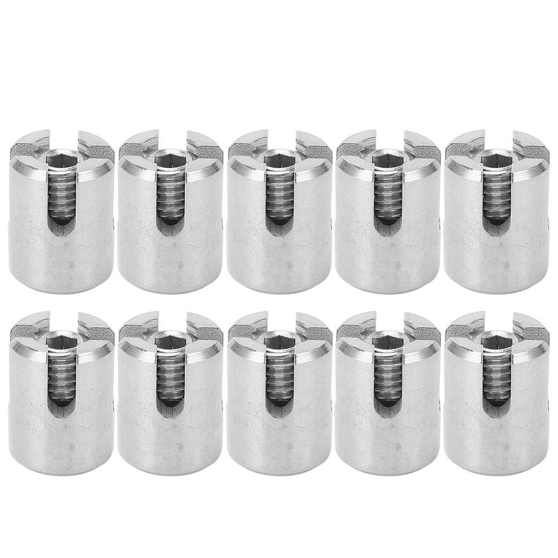 Cross Cable CLAMP Stainless Steel Fastener for Indoor Outdoor (M10 4mm) - Image 1