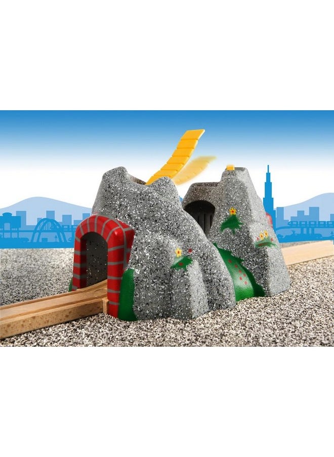 Brio BRIO World - 33481 Adventure Tunnel - Interactive Toy Train Accessory for Kids | Enhances Motor Skills | Compatible with All BRIO Train Sets | FSC-Certified Beech Wood | Ideal for Ages 3 and Up  - Image 2