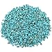 Rockcloud 1 lb Howlite Turquoise Small Tumbled Chips Crushed Stone Healing Reiki Crystal Jewelry Making Home Decoration - Image 2