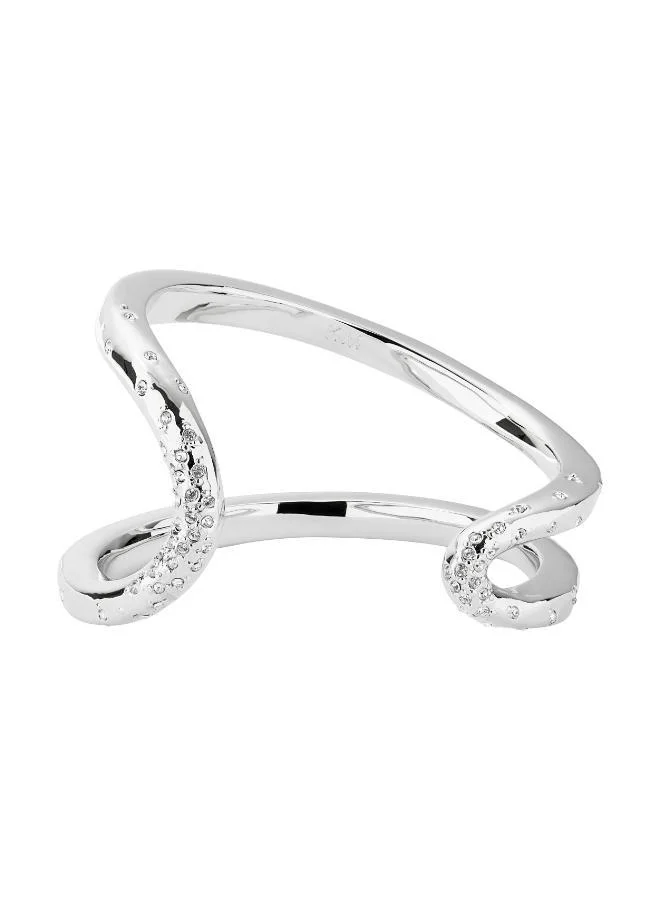Karen Millen Crystal Sprinkle Loop Cuff