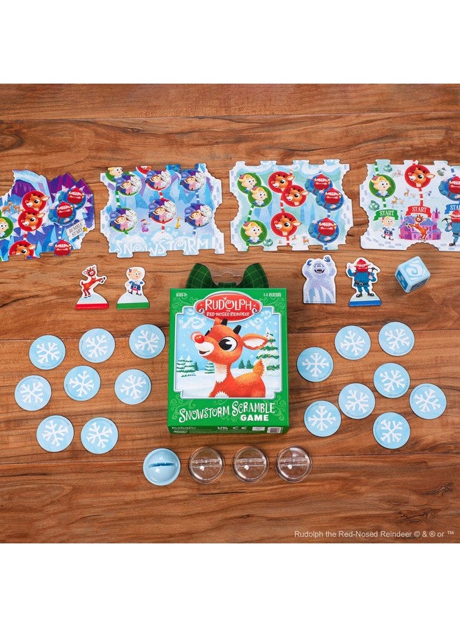 Funko Funko Rudolph The Red-Nosed Reindeer Snowstorm Scramble Game for 1-5 Players Ages 5 and Up  - Image 4