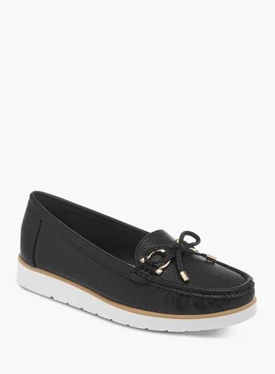 فلورا بيلا من شو إكسبرس Womens Bow Accent Loafers With Slip On Closure