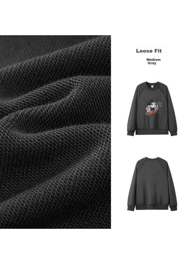 SEMIR Disney Mickey Family Collaboration Series Men'S Sweatshirt Vintage Spring Loose Fit 109125116105 - Image 5