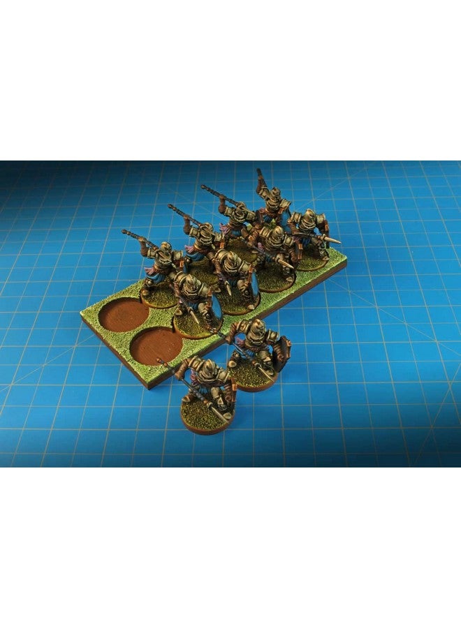 LITKO 5x2 Round Base Formation Rank Tray, 3mm Plywood, 133mm x 62mm - Image 3