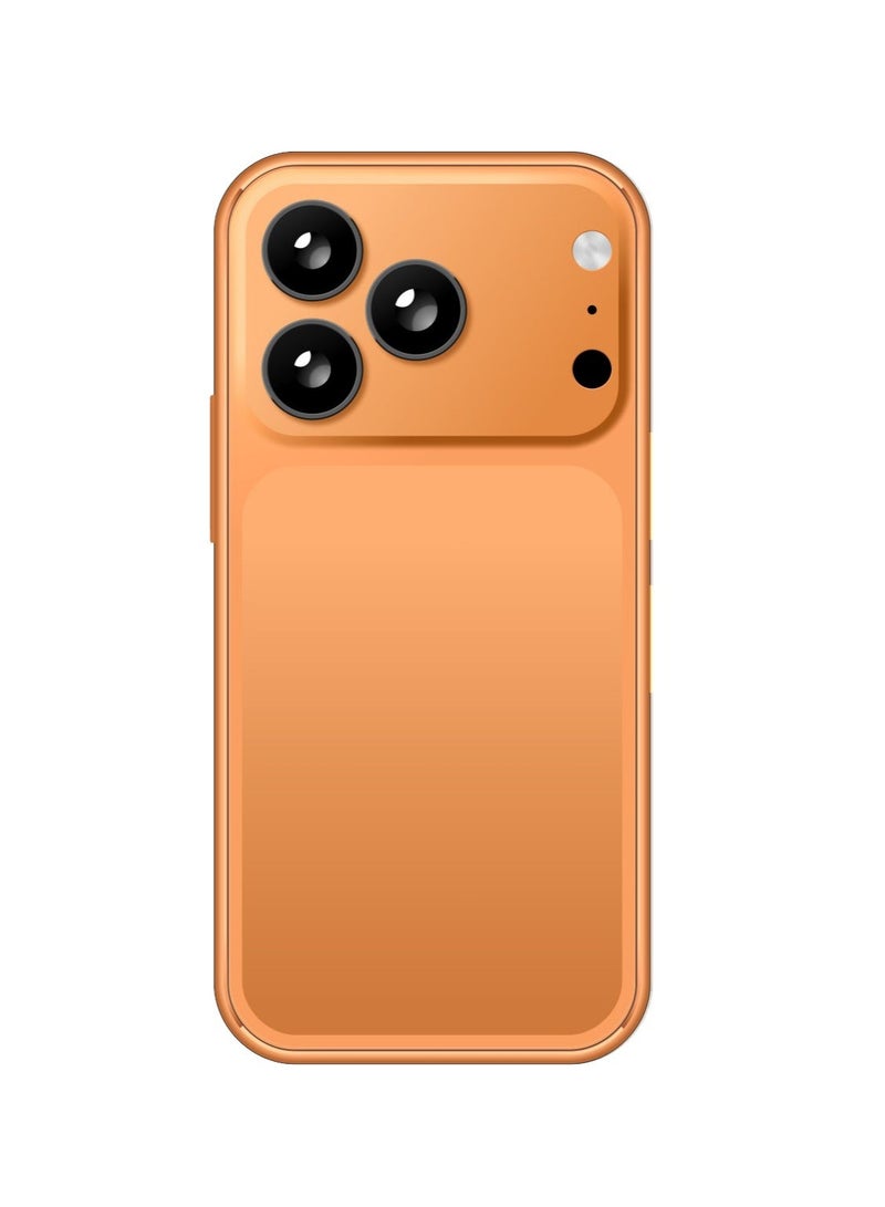 Umiio 17 Pro Max Mini Smartphone 4-inch Display, 12GB RAM + 512GB ROM, Dual Camera 32MP + 50MP, Face Unlock, GPS, Orange - Image 2
