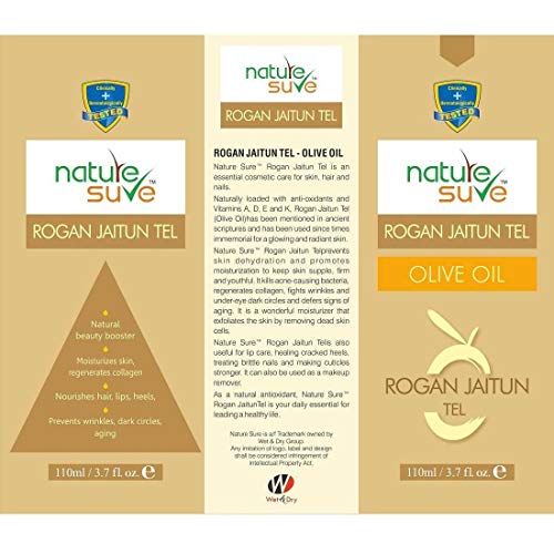 Nature Sure Combo - Castor Oil 110ml (Arandi Tail) and Rogan Jaitun Tail (Olive Oil) 110ml - Image 5