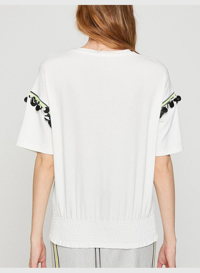 KOTON Crew Neck Short Sleeve T-Shirt