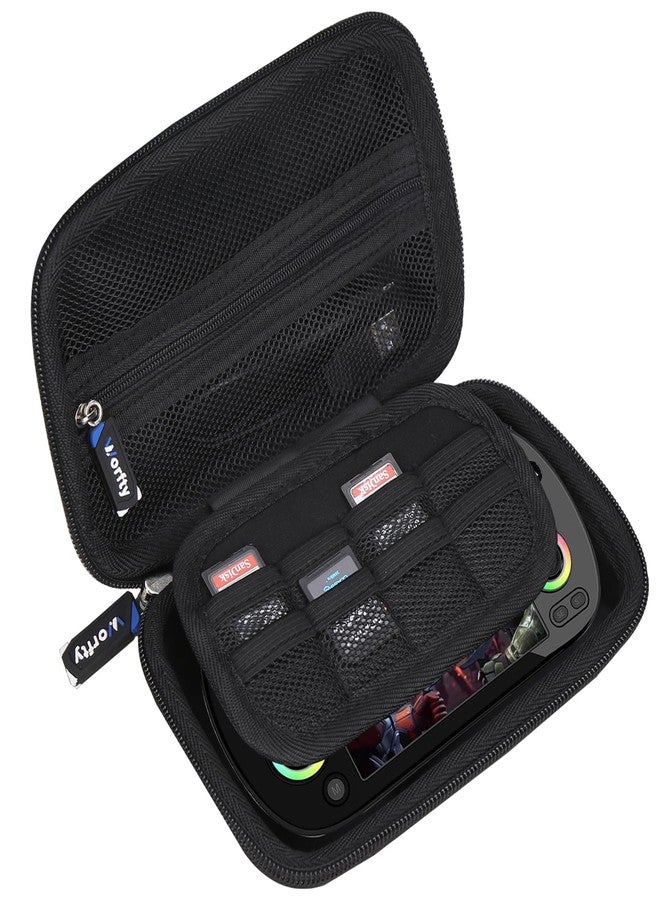 worfty Case for RG Cube/RG CubeXX/Powkiddy RGB30 Handheld Game Console, Hard Travel Carrying Storage Bag (Black) - Image 4