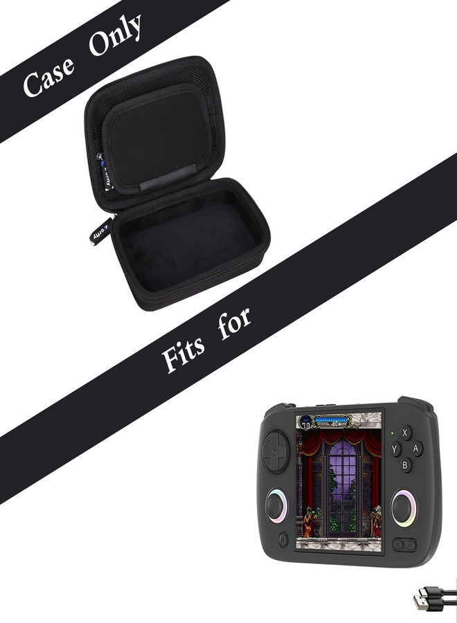 worfty Case for RG Cube/RG CubeXX/Powkiddy RGB30 Handheld Game Console, Hard Travel Carrying Storage Bag (Black) - Image 2