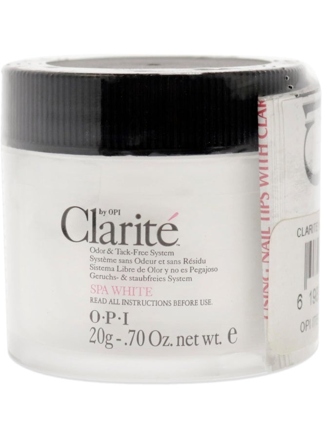 OPI بودرة أوبى كلاريتي سبا البيضاء للنساء 0.7 أونصة لبودرة الأظافر - Image 1
