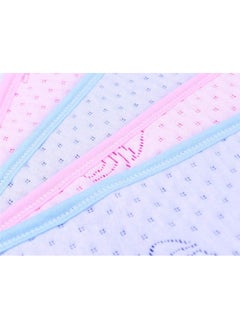Monvecle Monvecle 4pcs Pack Baby Infant Waterproof Cotton Changing Pads Washable Reusable Nappies Liners Mats, Bear 46cm x 30cm  - Image 4
