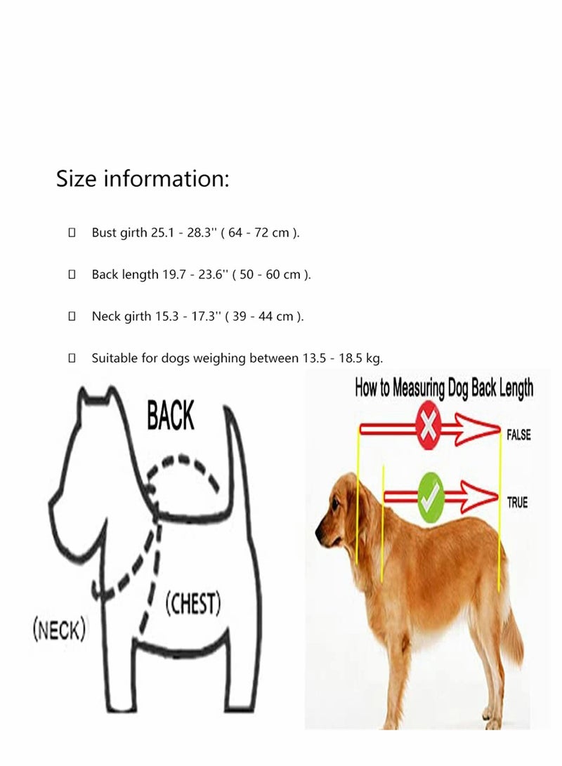 Dog Raincoats, Dog Raincoats for Large Dogs with Reflective Strip Hoodie, Rain Poncho Jacket for Dogs, Waterproof Lightweight Breathable Hoodies Pet Windproof for Outdoor Walking, Orange - Image 2