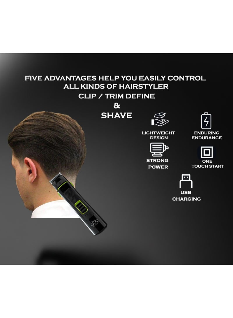 Mulliner PG1000C 5-in-1 Grooming Kit | Beard, Hair, Nose & Body Trimmer | 1200mAh Lithium Battery | Waterproof IPX5 - Image 4