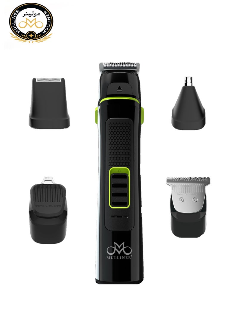Mulliner PG1000C 5-in-1 Grooming Kit | Beard, Hair, Nose & Body Trimmer | 1200mAh Lithium Battery | Waterproof IPX5 - Image 1