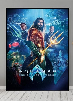 Aquaman and the Lost Kingdom Movie Poster - High Quality Canvas Wall Art - Room Decor - Aquaman Classic Movie Poster for Gift