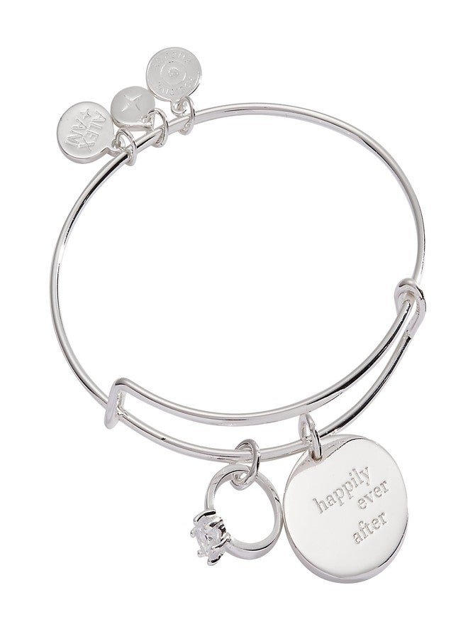 Alex and Ani “Happily Ever After” Duo Charm Bangle - Image 1