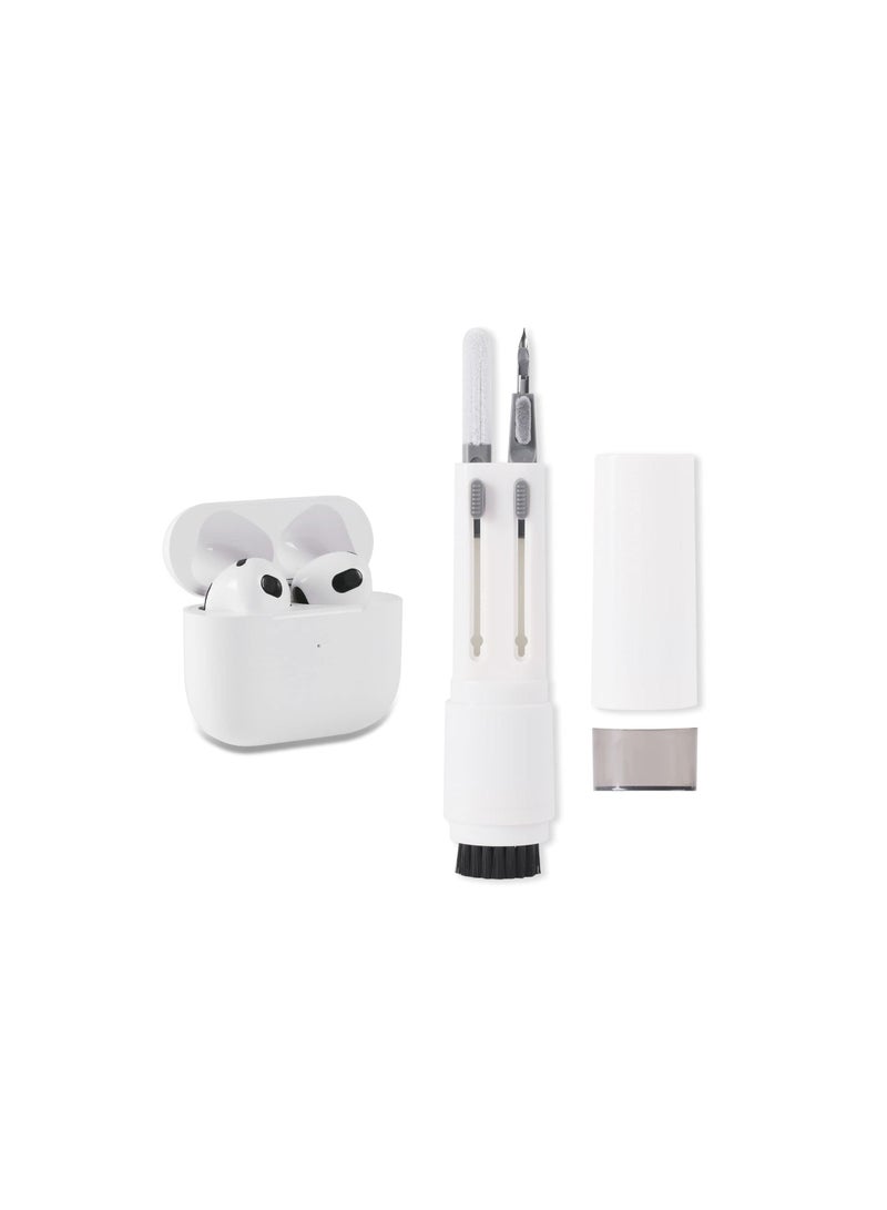 SYOSI Electronics Cleaner Kit, 5 in 1 Laptop Keyboard Phone Screen Cleaner Brush Kit, Compatible with Computer, Laptop, iPhone, Airpods, Ipad, Headphone, Including 4 in 1 Airpod Cleaner Pen and Key Puller - Image 1