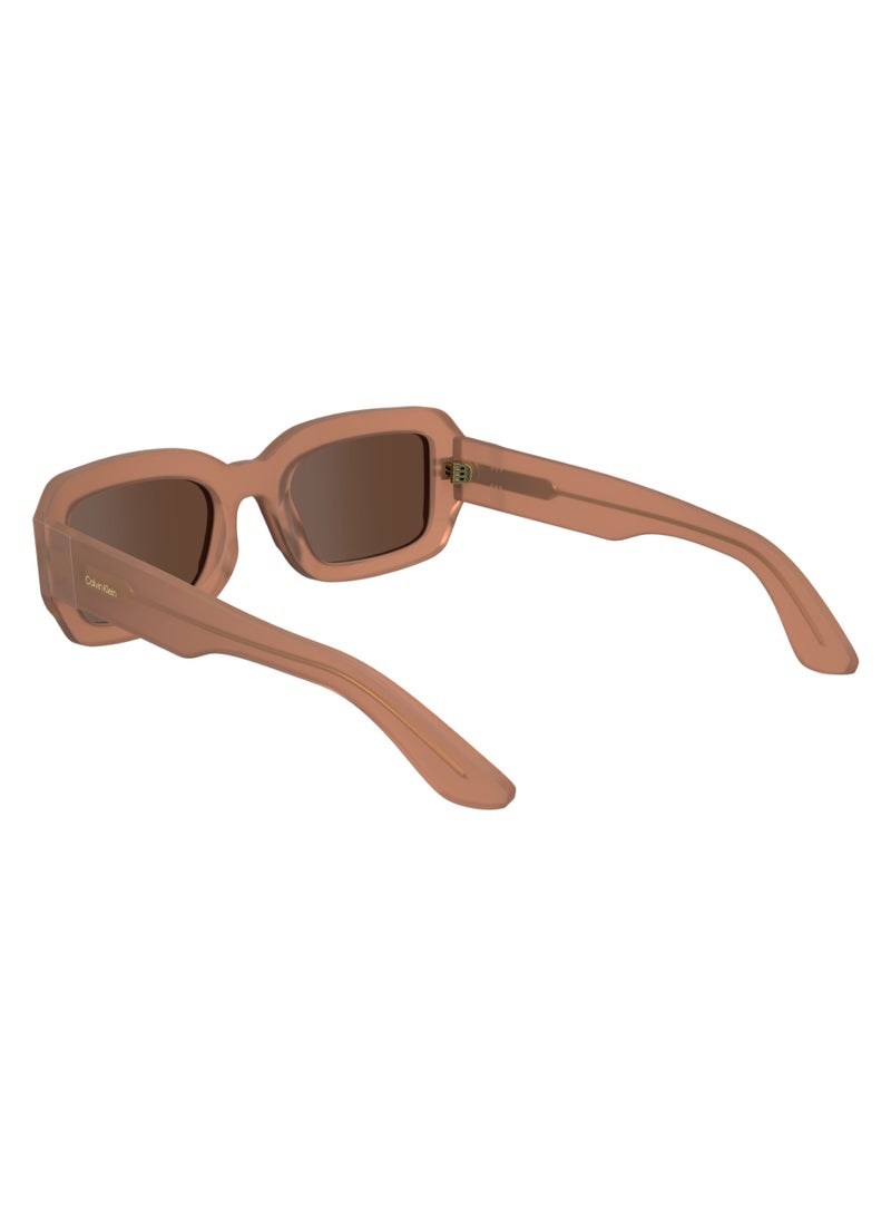 CALVIN KLEIN إطار كامل من البيو أسيتيت - أسيتيت M49 من كالفن كلاين نظارات شمسية CK24511S 5222 (835) خوخي - Image 5