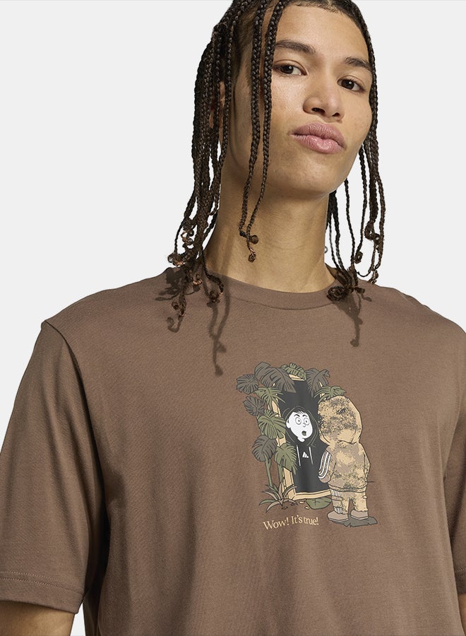 Adidas Camo Explorer Graphic T-Shirt - Image 4