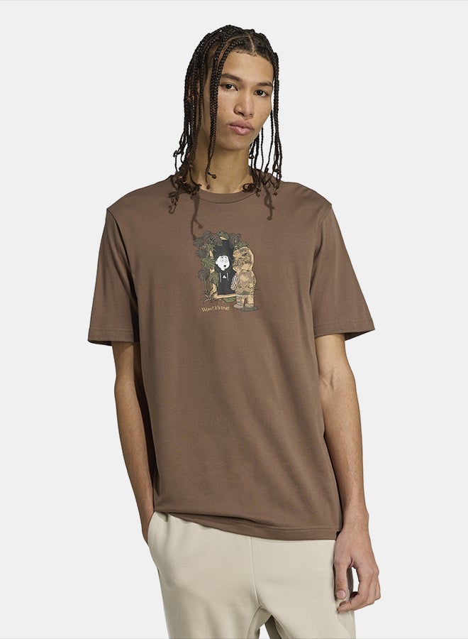 Adidas Camo Explorer Graphic T-Shirt - Image 1