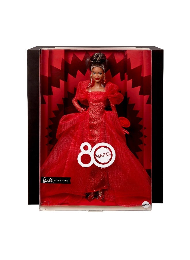 Barbie Signature Mattel 80Th Anniversary Brunette Doll - Image 1