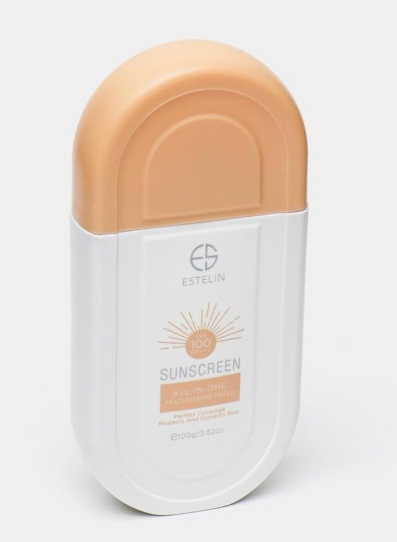 Estelin Multi Defense Tinted Sunscreen SPF 100 PA++ 100g - Image 2
