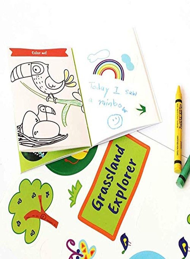 Shumee Adventure Kit Grassland Themed Tiger (Age 3+) | Kids Camera Stamp Set Stickers Record Book Drawstring Bag | Eco Friendly Toy | Natural Materials | Child Safe | Handcrafted |Lovely Gift For Kids - Image 3