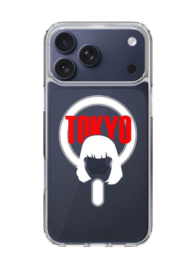 Stylizedd Classic Clear MagSafe Case for iPhone 17 Pro Max , Hybrid Soft Case Flexible Edges Anti Drop TPU PC Gel Thin Transparent Cover [ Designed for iPhone 17 Pro Max ] - Tokyo