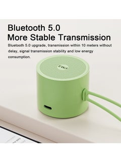 EWA EWA A127 Outdoor IPX5 Waterproof Portable Mini TWS Wireless Bluetooth Speaker (Green)  - Image 4