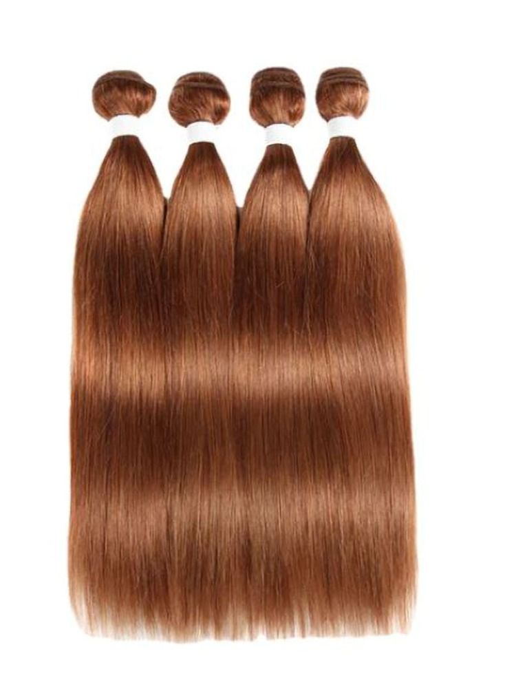 إستيل Estelle Clip In Remy Human Hair Extensions With Multicolor 90g Color 30. استيل مشبك في وصلات شعر ريمي بشري مع ألوان متعددة 90 جرام 30 - Image 2